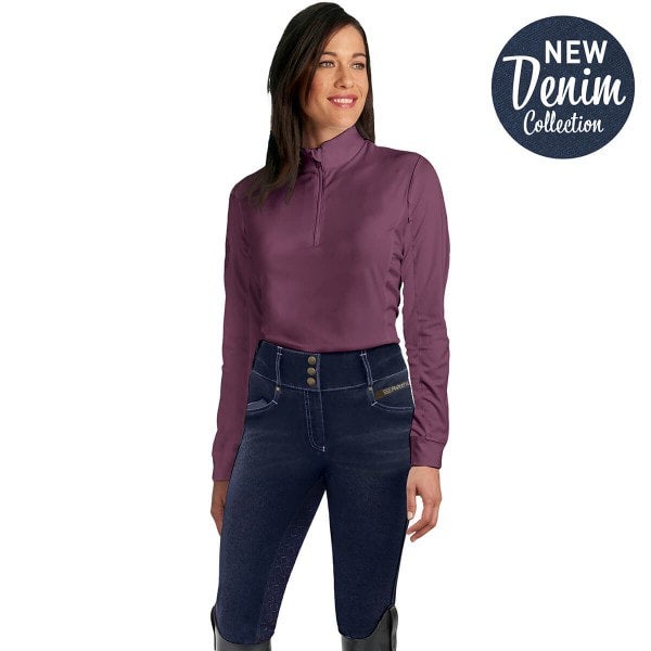 Culotte Equitation Romfh Claudia 36R Denim Foncé Neuf Avec étiquettes